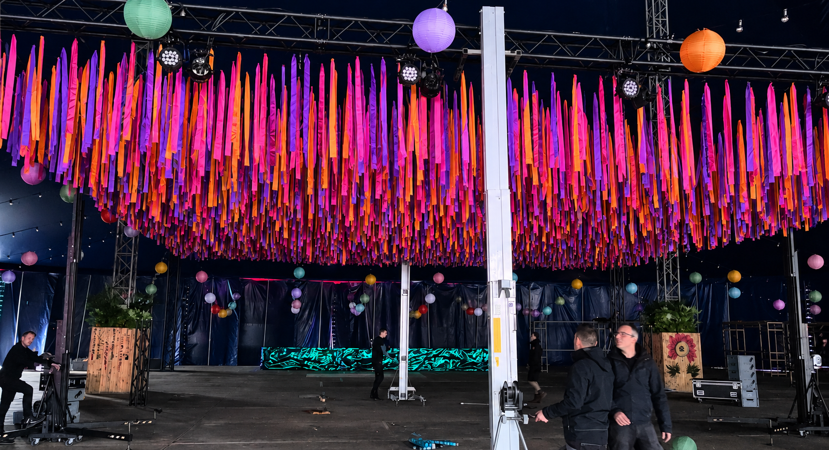 Twinql landingspagina voor festivals